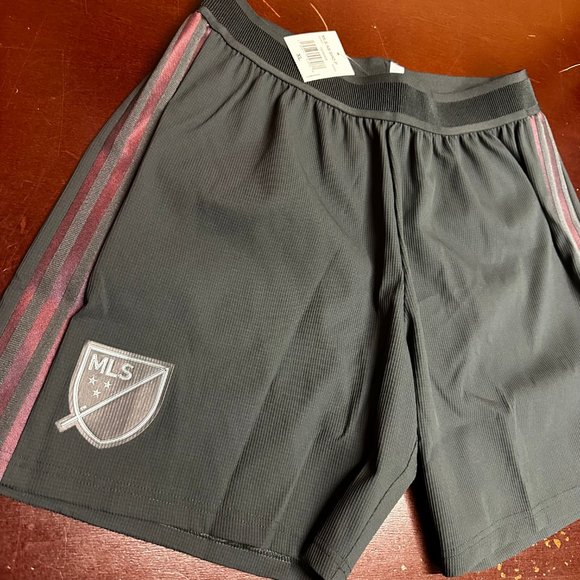 Adidas Mens Black MLS AS Shop GT6086 Elastic Waist Athletic Shorts Size XL - Picture 2 of 3